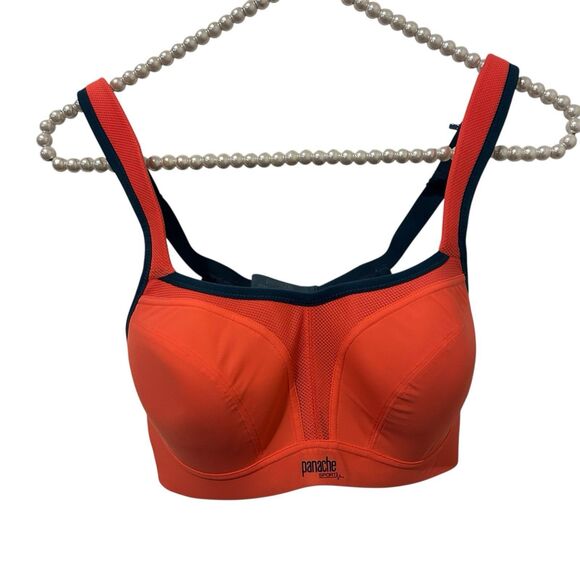 Panache Women's 34D Power 5021 Underwire High Impact Sports Bra Athletic - Picture 1 of 9